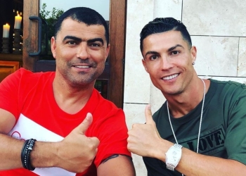 Cristiano Ronaldo e Hugo Aveiro