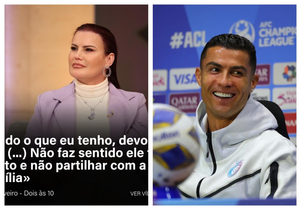 Elma Aveiro e Cristiano Ronaldo (Foto rumores)
