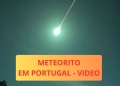 Imagem Meteorito em Portugal