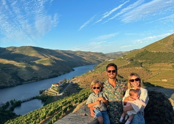 Sofia Arruda e a família no Douro - Foto Instagram