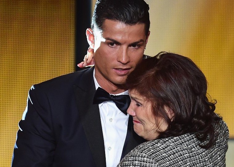 Dolores Aveiro e Cristiano Ronaldo