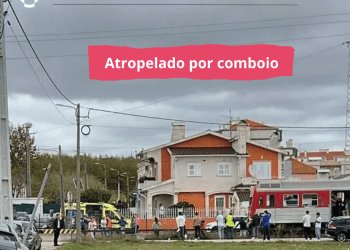 Atropelado por comboio