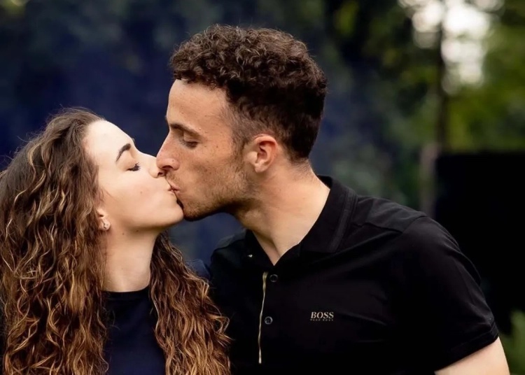 Diogo Jota e a Mulher Rute Cardoso