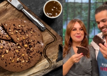 Bolo de castanha e chocolate_Créditos_ Freepik e foto Tânia ribas e Fábio Beranardino_Instagram