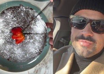 Bolo de chocolate_ Marco Costa_Instagram