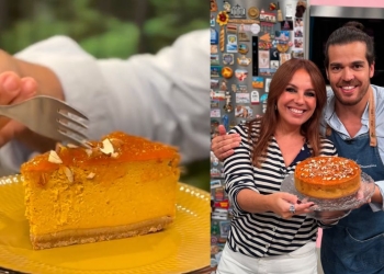 Cheesecake de forno com abóbora_Chef Berrnardino_Redes Sociais