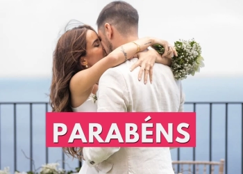 Bruna Gomes e Bernardo Sousa comemoram hoje 2 anos de casados