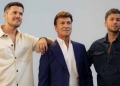 Tony Carreira e os filhos Mickael e David _Créditos redes sociais