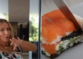 Laura Figueiredo faz sushi XL em casa